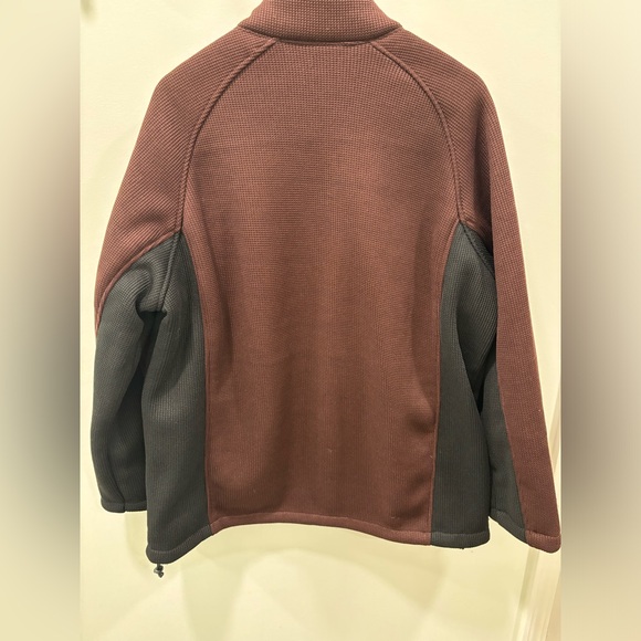 XBLK x ZeroXposur Mens Jacket XXL Maroon Blue Full Zip Sherpa Fleece Lined - Picture 5 of 10